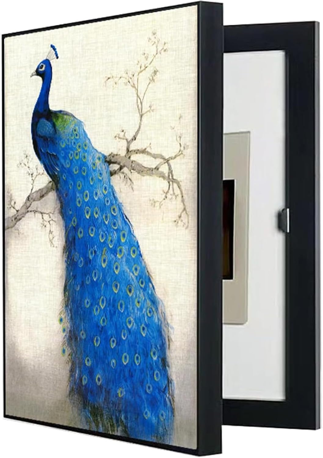 Electrical Panel Cover Decorative Breaker Box Cover Decorative, Electrical Panel Cover Decorative, Wall Mounted Hide Meter(J,60×80cm) (B 60×70cm) (V 40×60cm)