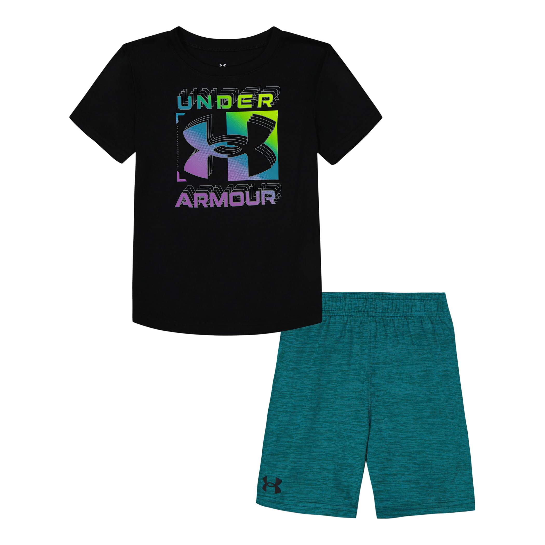 Under Armour Boys' 2-piece Short Sleeve Graphic T-Shirt and Shorts Set