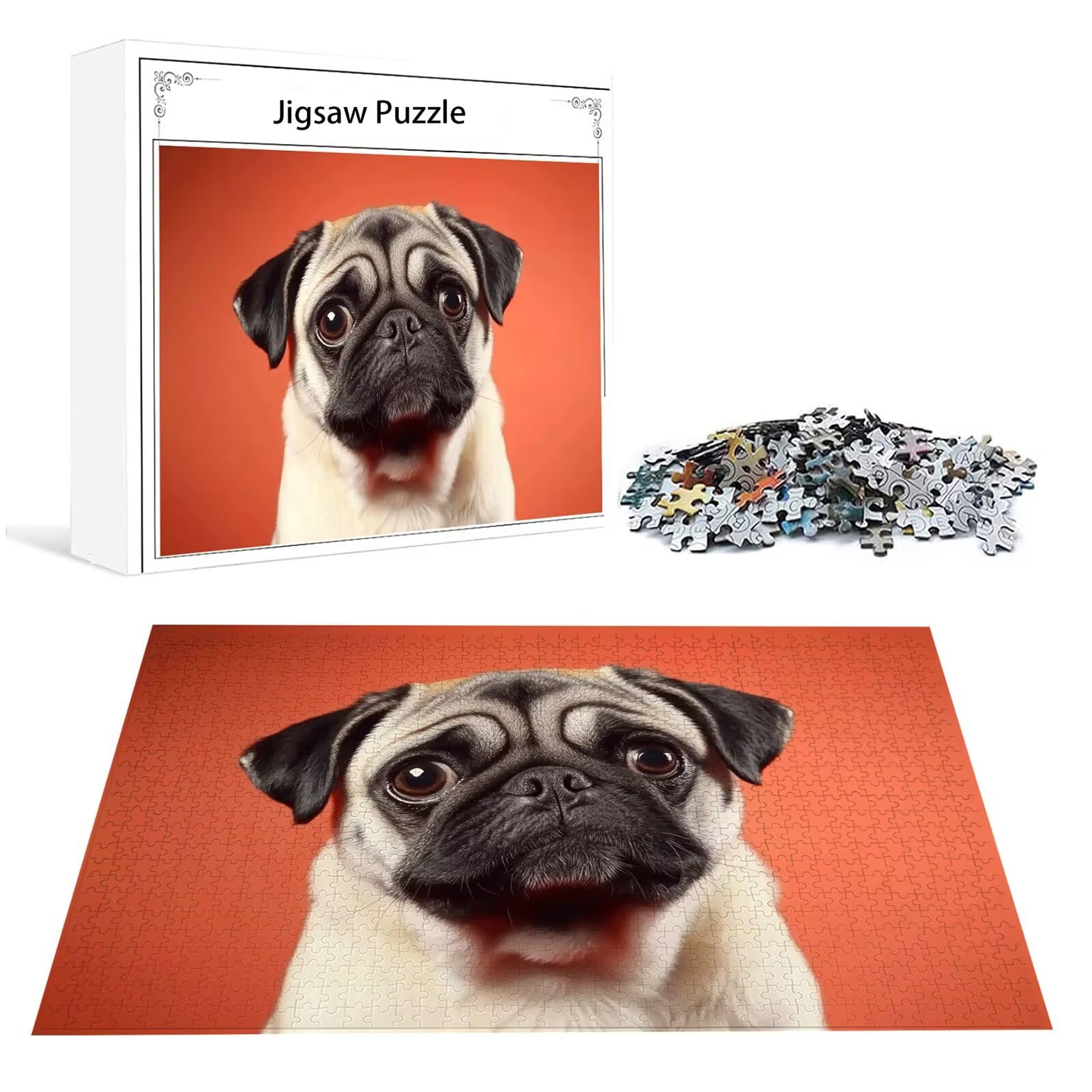 Puzzle 2000 Teile Erwachsene Tier 100x70cm,2000pcs Klassische Puzzles Hund Anspruchsvoll Jigsaw Spielzeug Puzzlespiel Lernspiel Impossible Holzpuzzle Geeignet für alle Altersgruppen Geschenk P-590