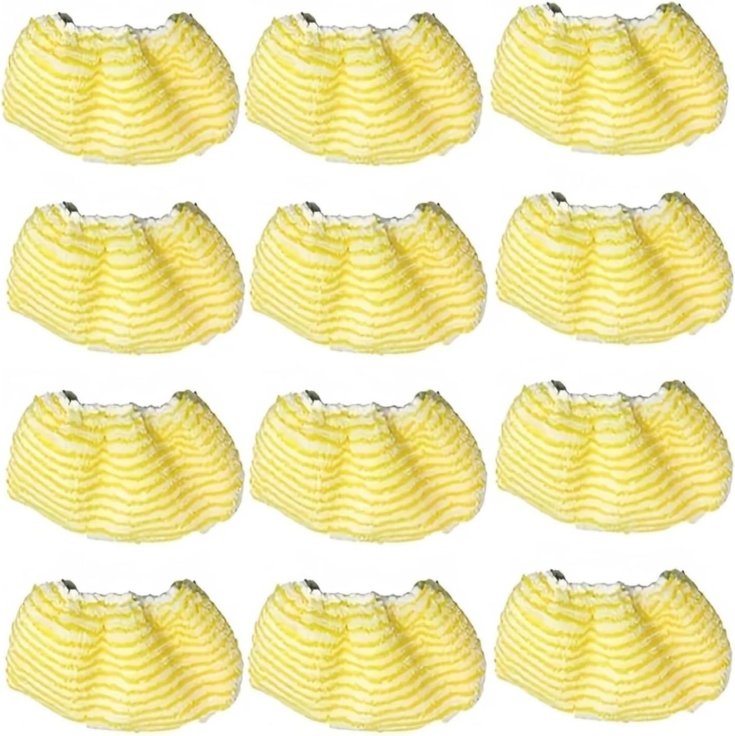 Fibre Mop Cloth Cover，Compatible For Karcher，Compatible For Easyfix，SC1 SC2 SC3 SC4 SC5 Steam Cleaners，Hand Nozzle Accessories，Steam Cleaner Cloth Pads(12pcs)