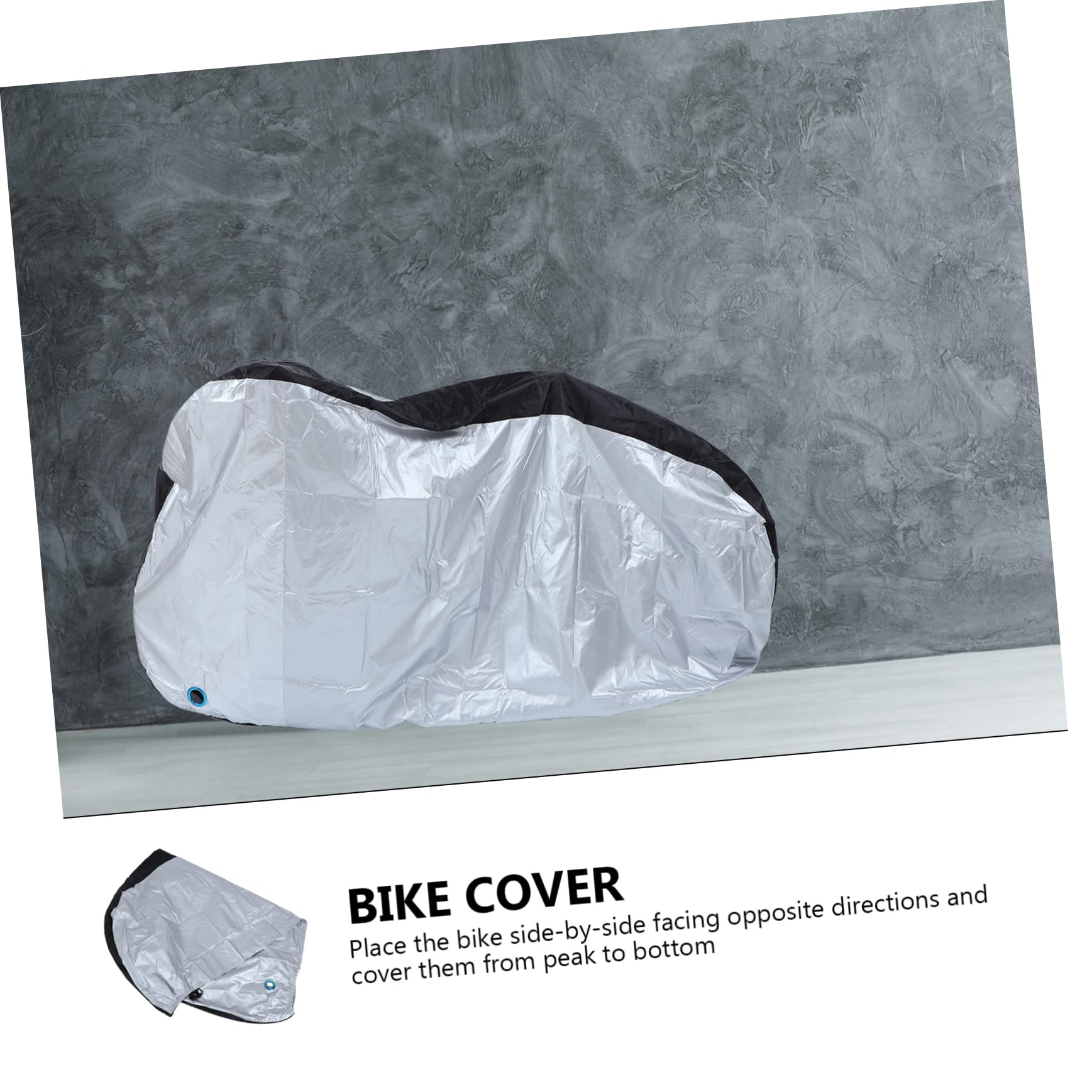 KOMBIUDA Fahrradabdeckung Käfig Gel Zahnstangenwagen Anhängerkupplungsträger Wasserdichter Roller Bike Protect fahradabdeckungen Fahrrad garagen Zyklusversorgung Zyklus Fall 210d-Polyester
