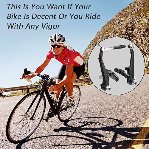 Miniatura 7 de Hapleby 4 pastillas de freno de bicicleta de alta calidad, pastillas profesionales de freno en V de bicicleta de montaña, kit de bloques de freno de