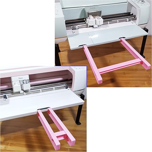 Vista 6 de Bandeja de extensión compatible con Cricut Maker 4 / Maker3 / Maker y Explore Air 4 / Air 3 / Air 2 / Air, soporte extensor de alfombrilla de corte
