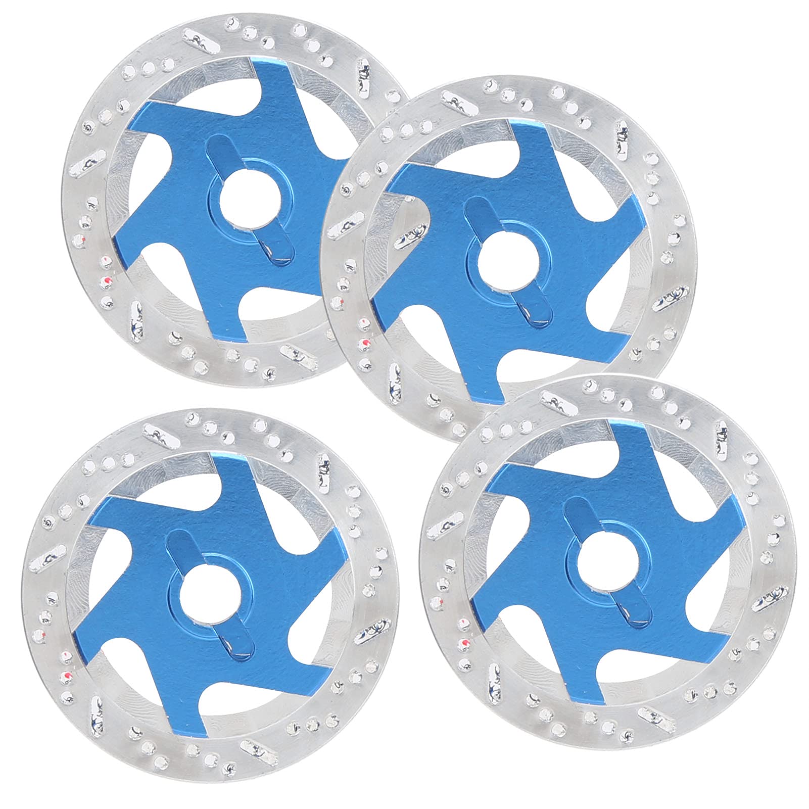 1/10 Brake Disc, RC Brake Disc 4PCS Practical for Climbing Car for 1/10 Remote Control Car for RC Car for SUV (Dark Blue)