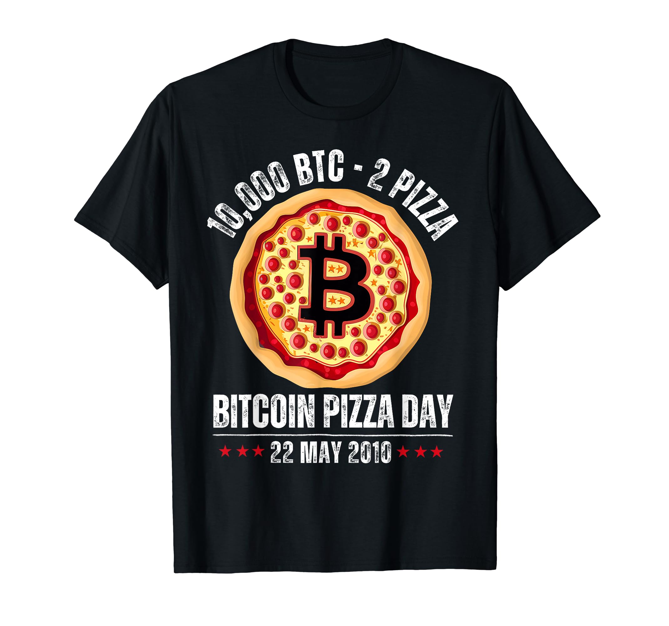 Amazon | 5月22日のビットコインピザデー ビットコイン暗号 Tシャツ | Tシャツ・カットソー 通販