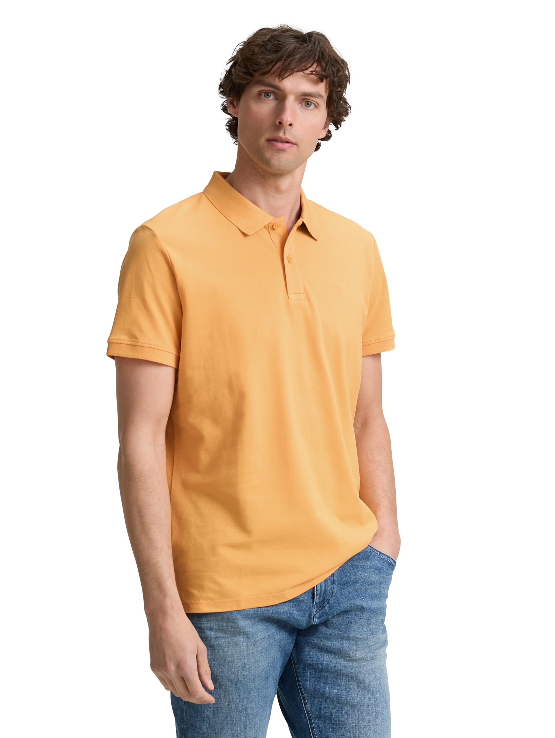 TOM TAILOR Herren Basic Piqué Poloshirt