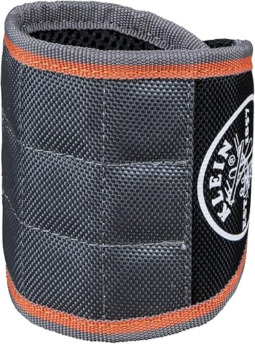 Miniatura 12 de Klein Tools 55895 - Pulsera magnética Tradesman Pro Tool para conectores de alambre, tornillos, clavos, brocas, con malla transpirable