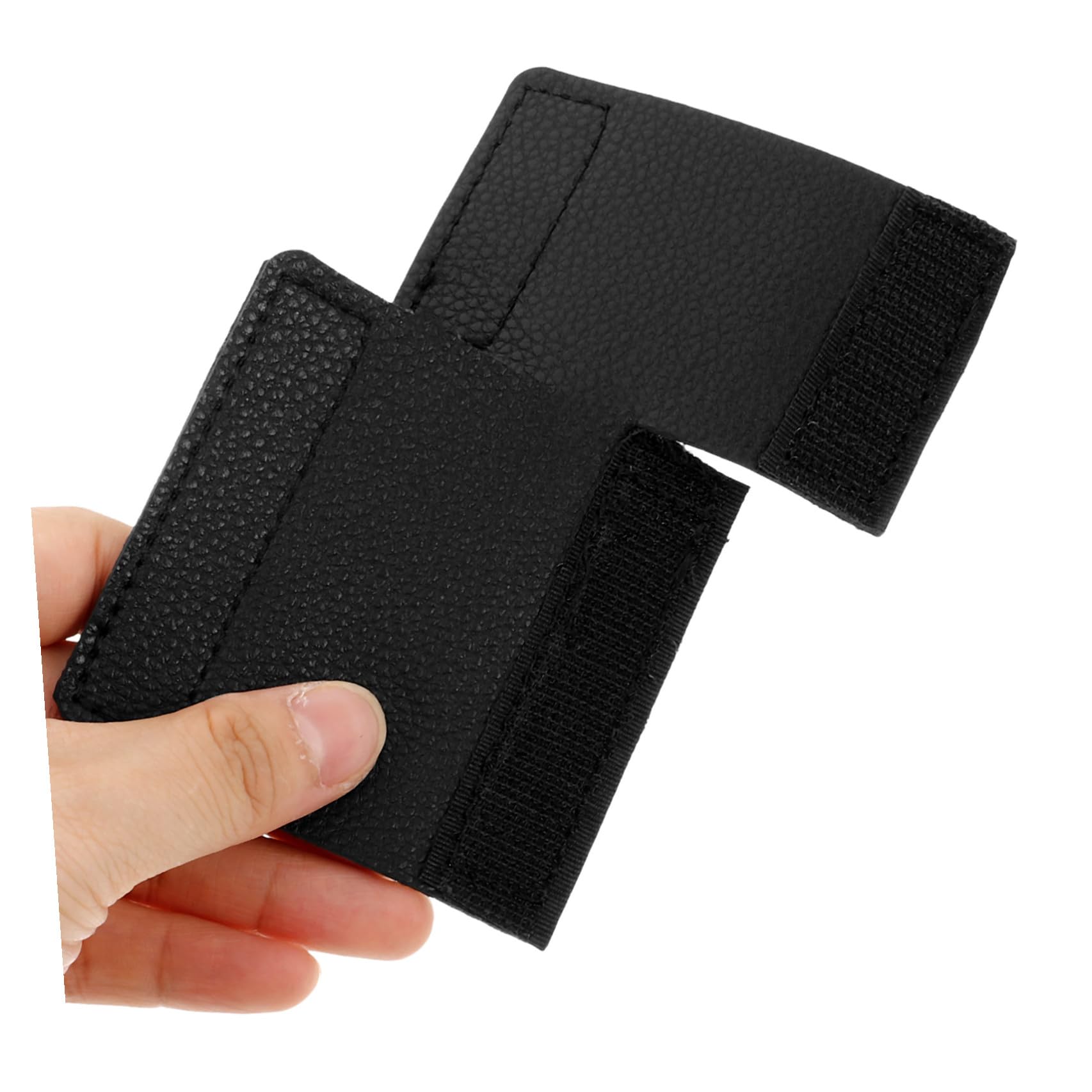 Lot de 6 Protège-mains en Pu pour Trombone Noir, Housse Résistante à L'usure Prise en Main Renforcée, Accessoire pour Manche de Trombone