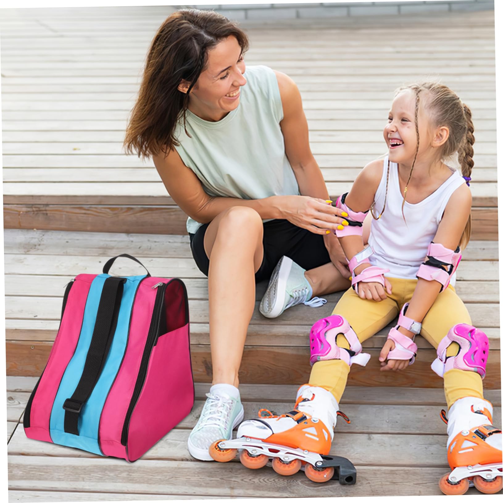 HANABASS Zaino per Robusto Oxford per Multifunzionale per Pattinaggio Adatta per e Accessori Sportivi