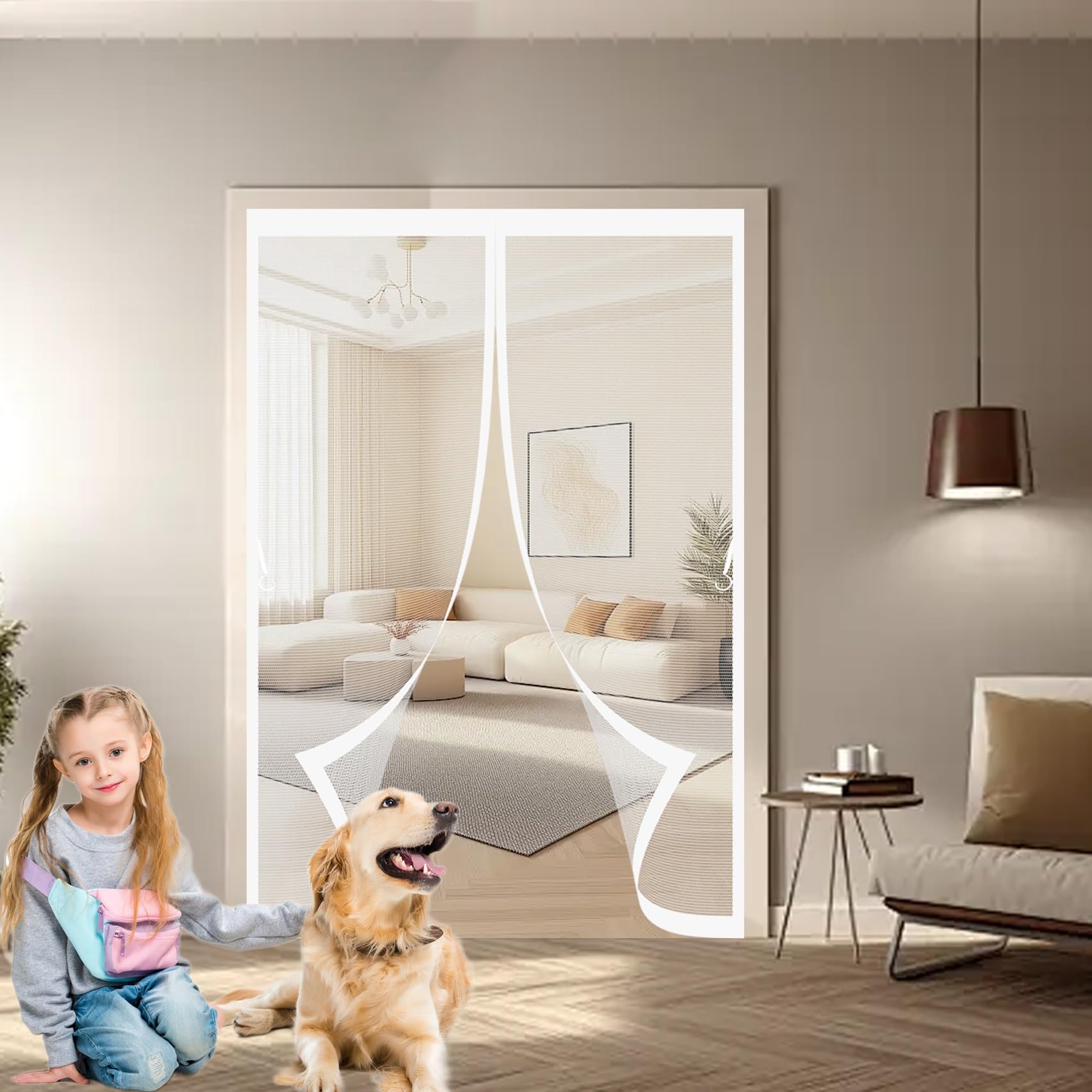 YUENFONG Moustiquaire Porte Magnétique, Rideau De Porte Antimoustique