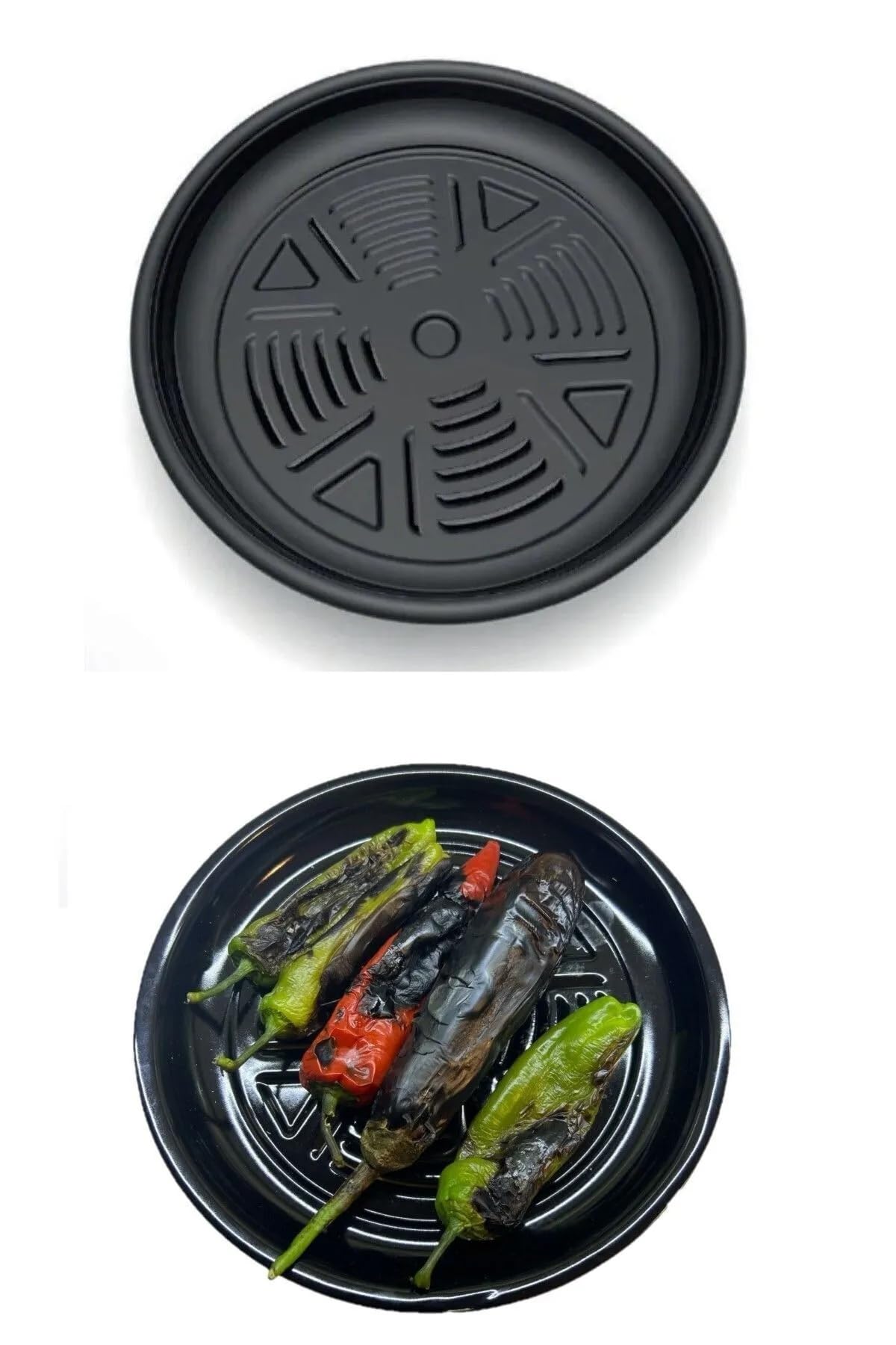 Kayistra - Közmatik Grilling Pan – Fire-Roasted Flavor, Easy Clean, Perfect for Gas Burners and Grills - Kozmatik