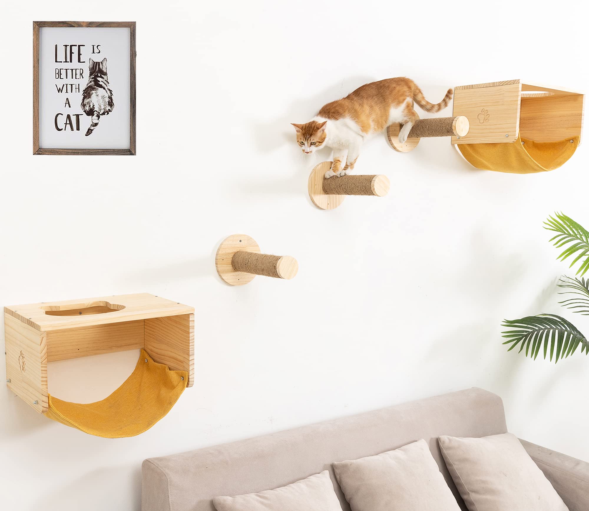MOCONArf Pets Cat Shelf Encourages You並行輸入品 Perch, Activity Wall