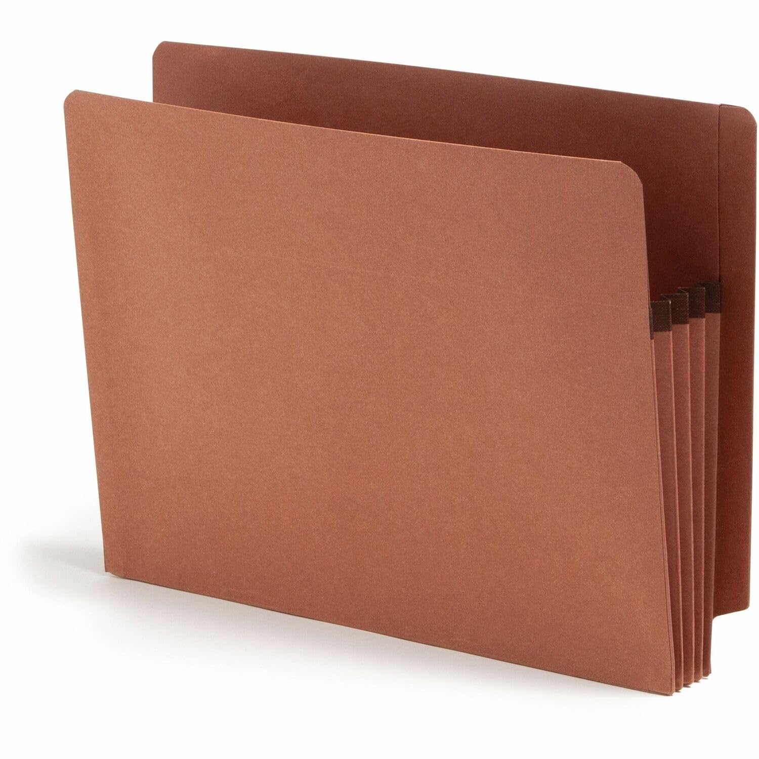 Smead Dokumentenmappe aus 100% recyceltem Material, gerader Reiter, 8,9 cm Erweiterung, extra breite Briefgröße, Redrope, 25 Stück pro Box (73610)