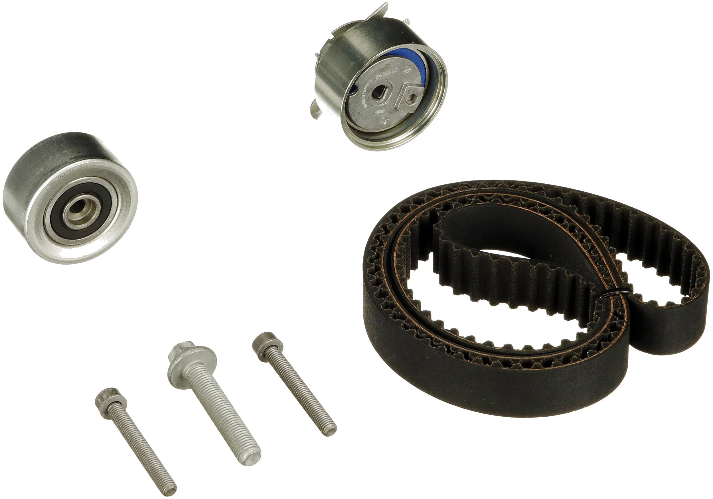 GATES Kit de distribution K015603XS Nombre de dents: 146 24mm 1168mm Compatible avec OPEL Corsa D 3/5 portes S07 Mokka/Mokka X J13 Insignia A Sports Tourer G09 Zafira B A05 Corsa E 3/5 portes X15