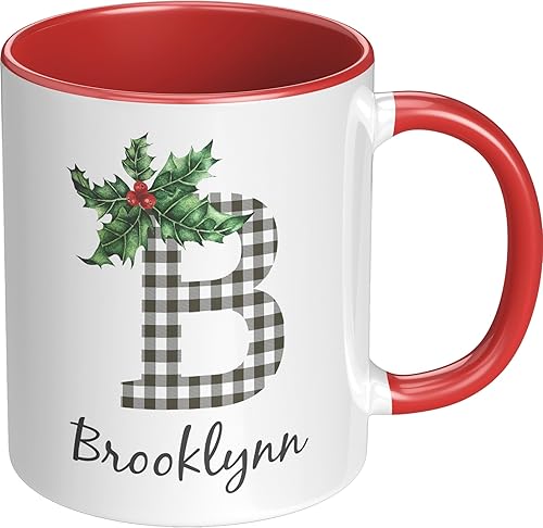 Miniatura 70 de Yeh Gift Tazas de Navidad personalizadas. Taza de café personalizada con tu nombre y nombre de miembro de la familia. Regalos familiares para Ver
