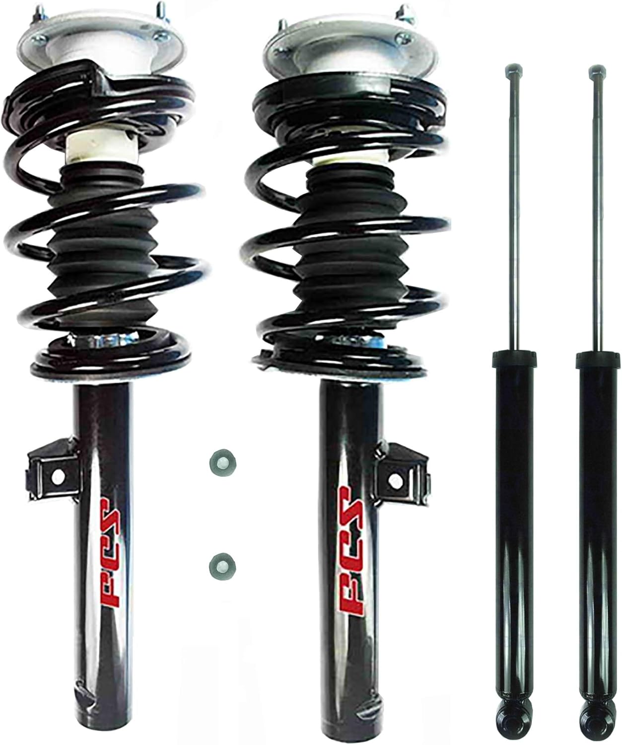 FCS Front Struts Coil Springs and Rear Shocks Kit For BMW