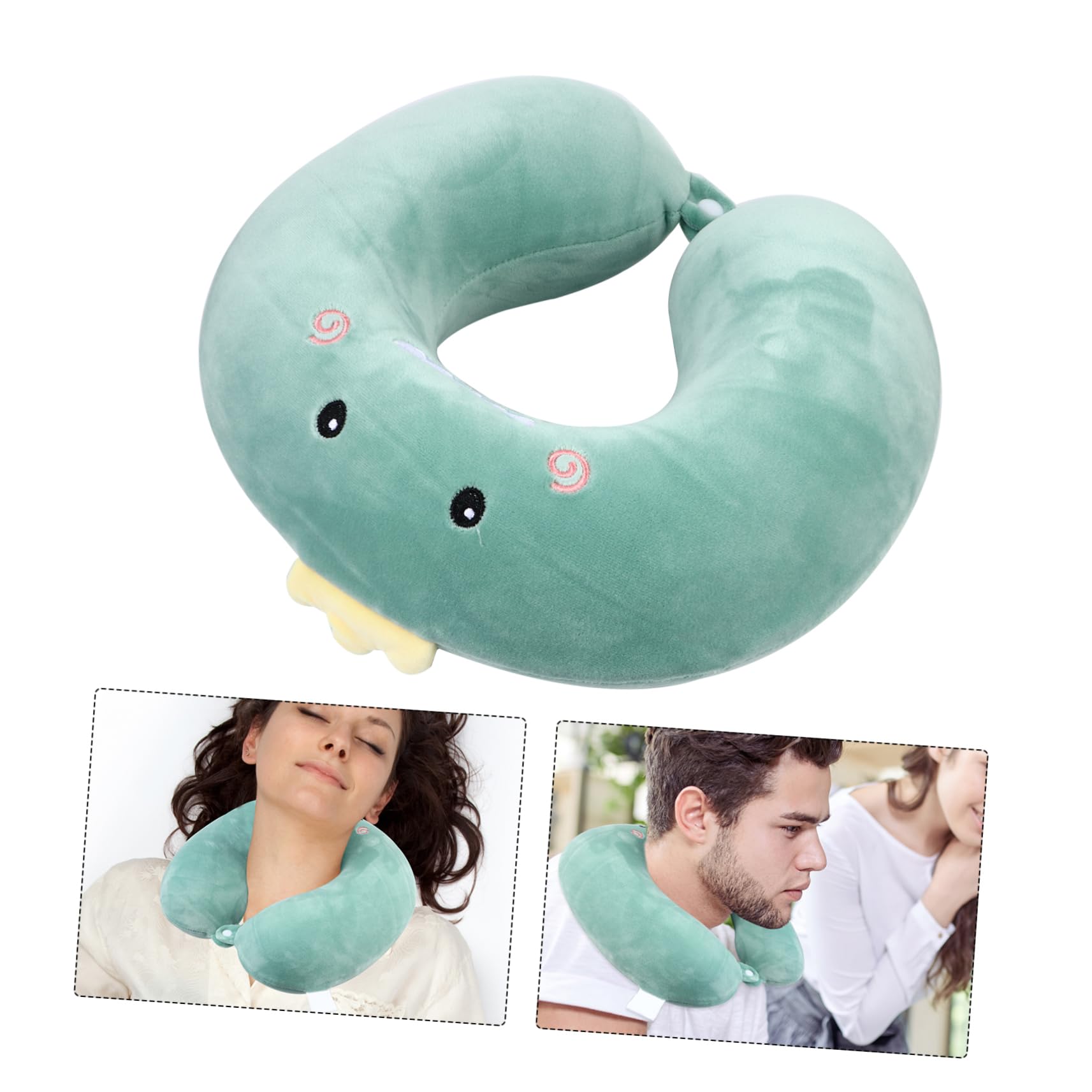 Amazon.com: Wakauto Almohada en forma de U para cuello Almohada de viaje  con temática de dinosaurio para siesta suave y cómoda : Hogar y Cocina