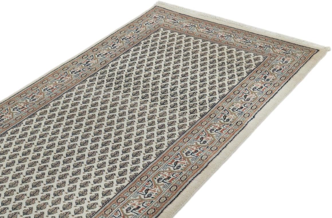 Top-Angebot: Indo Mir 83 x 348 cm Hand-knotted Oriental Rug Runner Rug Wool India | Handgeknüpfter Orientteppich | Wien Österreich