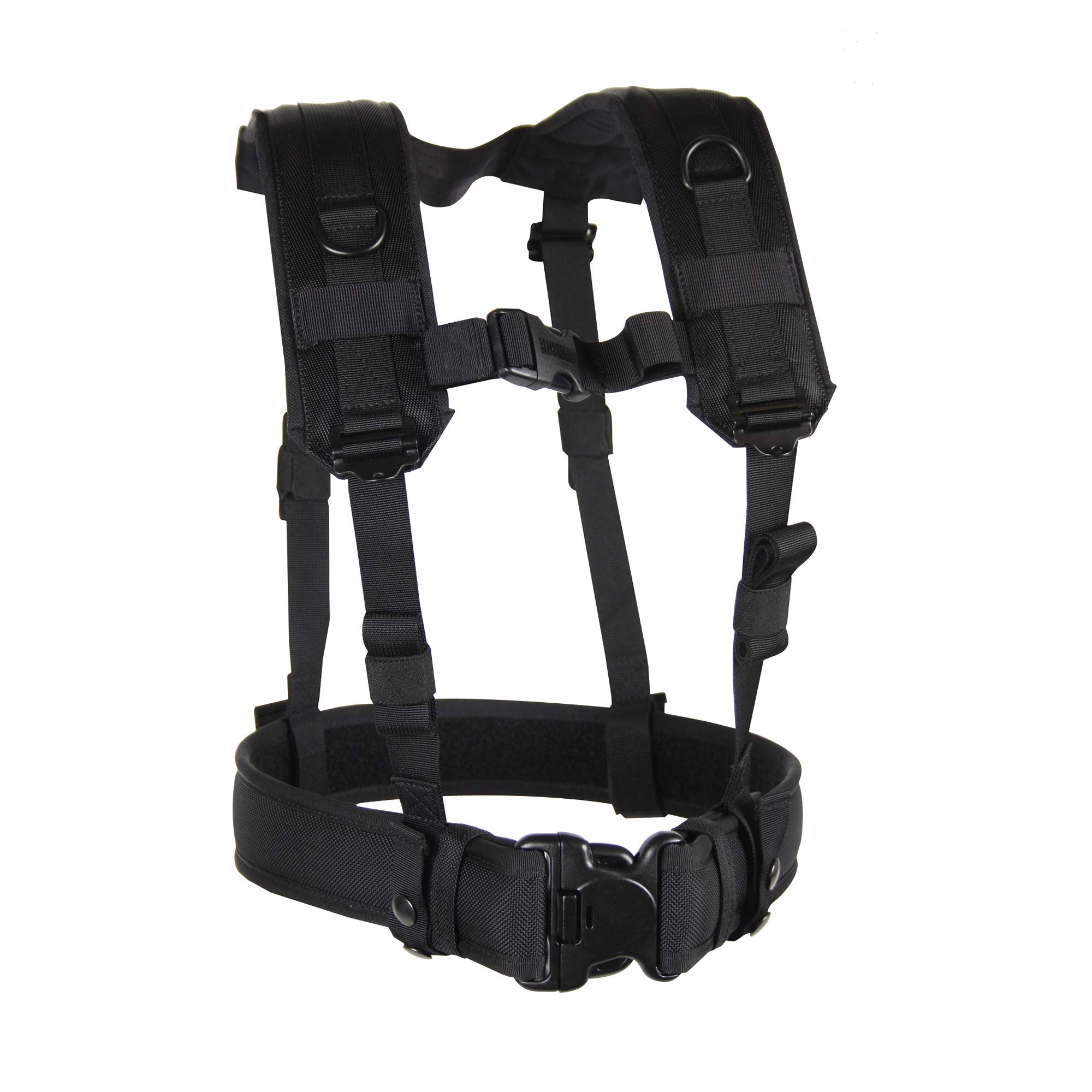 BLACKHAWKLoad Bearing Suspenders/Harness (Straps Only), Black, One size
