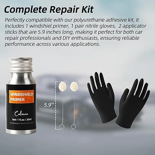 Miniatura 2 de Imprimación para parabrisas de 1 onza líquida, imprimación de uretano para automóviles, promueve la adhesión de selladores de poliuretano,