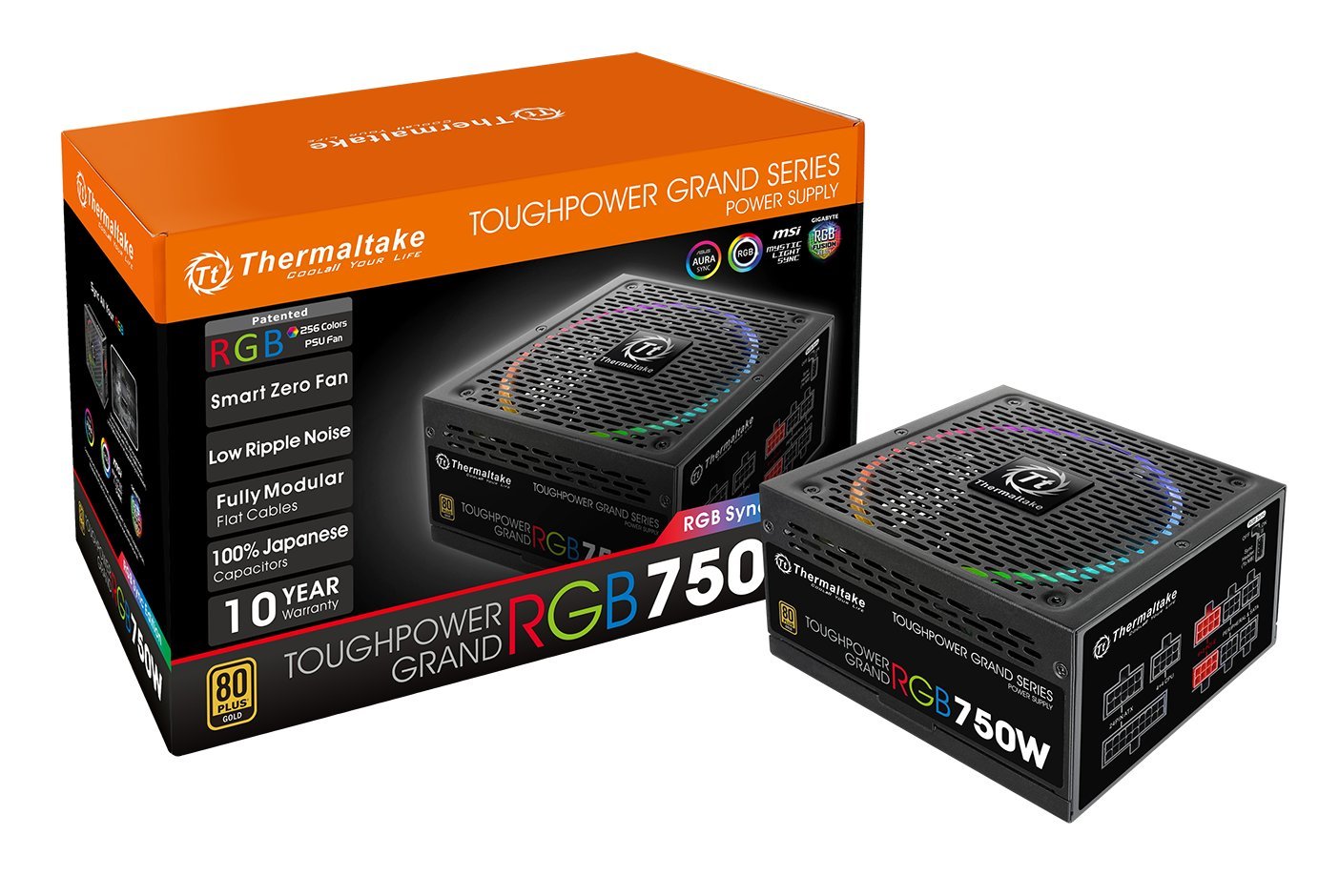 新品未開封 TOUGHPOWER GRAND RGB 750W 80PLUS Thermaltake Toughpower Grand RGB 750W 80+ Gold MB 12V RGB Sync SLI