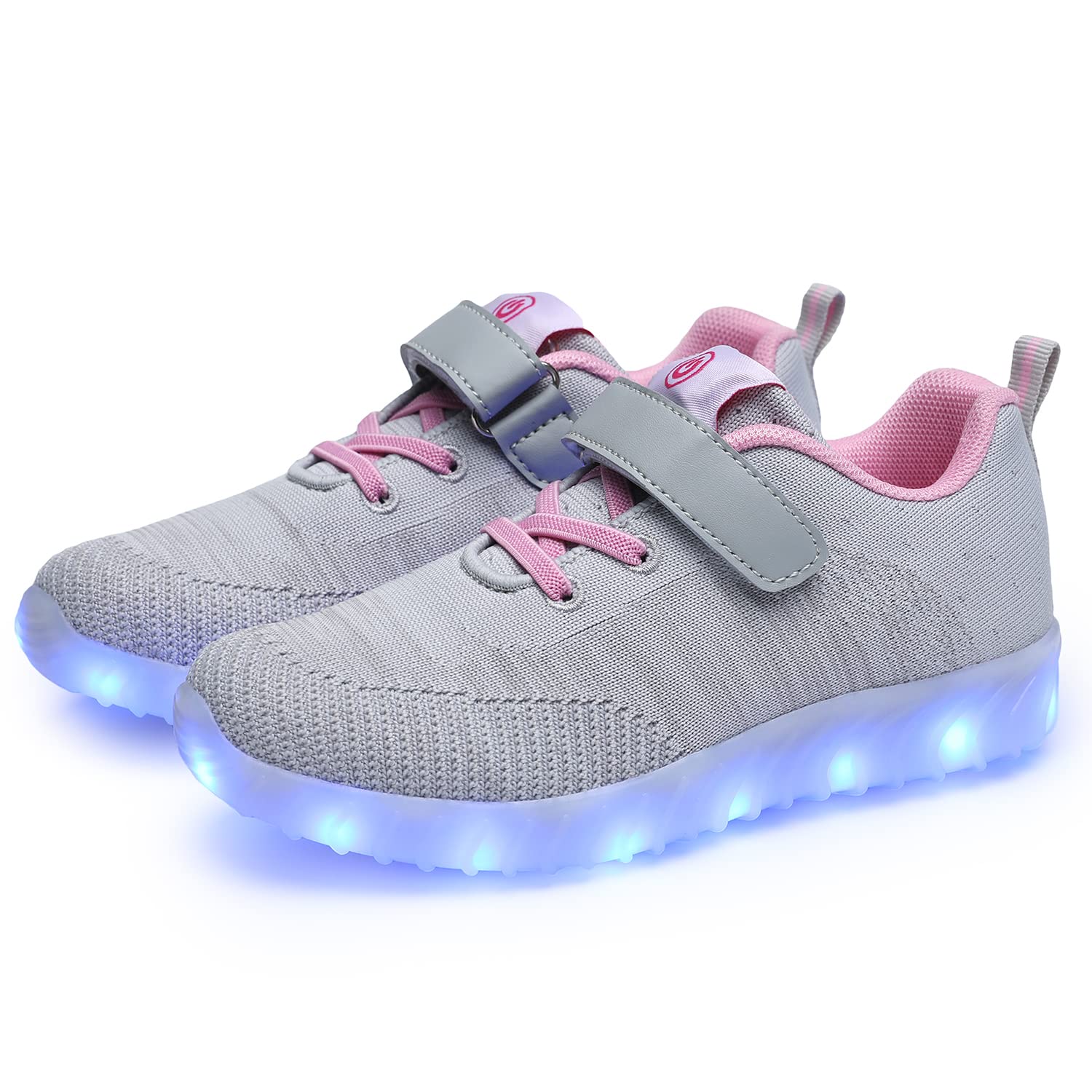 aosifu Kids luz LED hasta Zapatos Transpirable para niños niñas niños Transpirable Intermitente Zapatillas como Regalo
