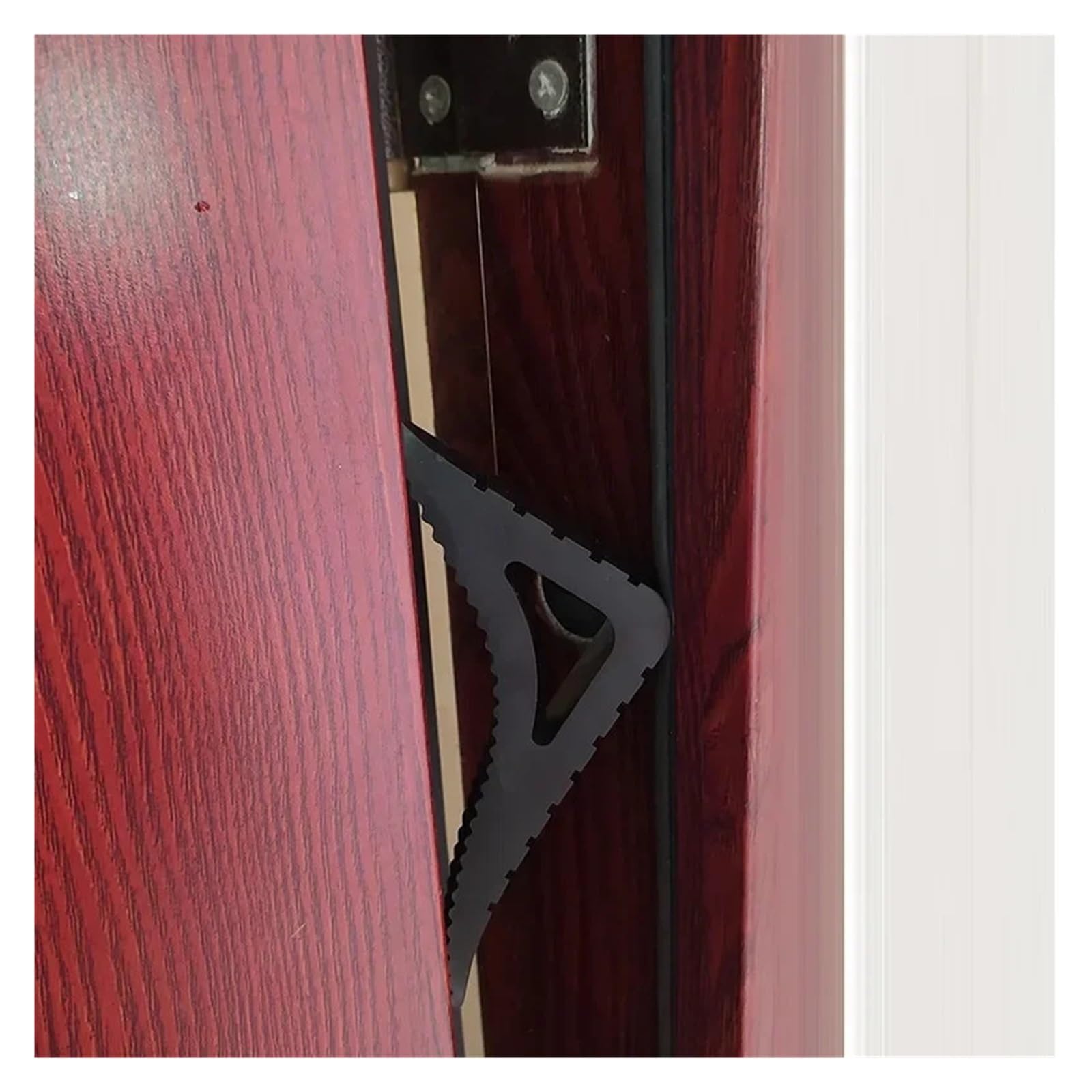 Tope de puerta triangular creativo, cuña de goma de seguridad, topes de puerta anticolisión, topes traseros de puerta, protección, limitador de ventana(Grey)