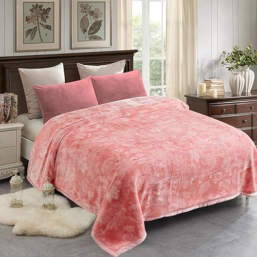 Miniatura 10 de JML - Manta de forro polar afelpada, tamaño king de 85 x 93 pulgadas, peso de 10 libras, manta de visón estilo coreano, sedosa, suave y cálida, 2