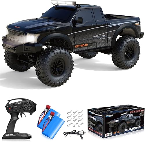 110 RC Crawler RC Truck 2.4G 4WD Control Remoto Autos todoterreno RC Rock Crawler RTR RC Camiones Potentes Todo Terreno Vehículos Escaladores de