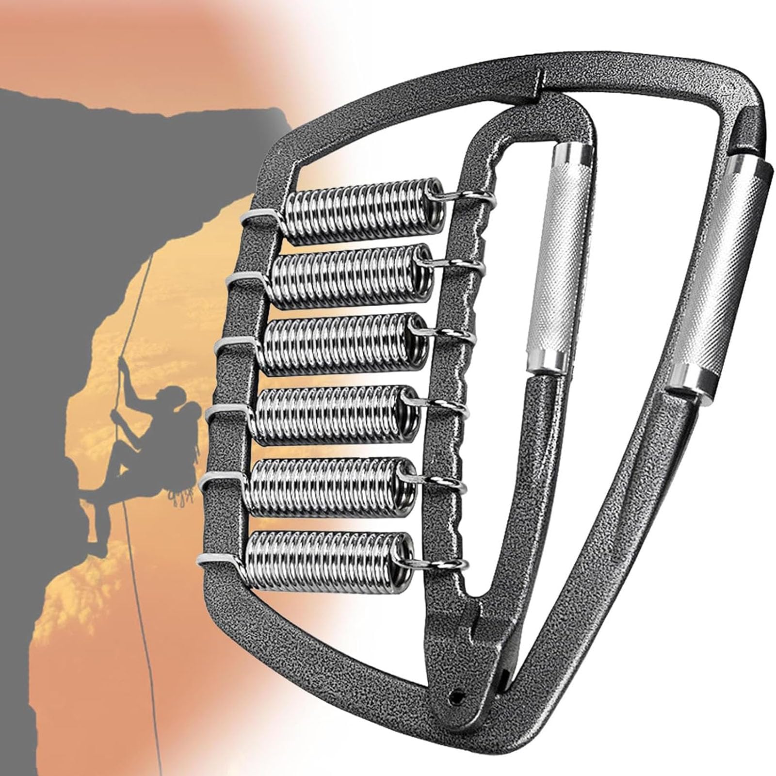 Ejercitador De Dedos, Probador De Agarre del Dinamómetro De Mano, con 6 Resortes De Entrenamiento, 200 Libras-1200 Libras, para Pruebas Y Entrenamiento De Fuerza De Los Dedos