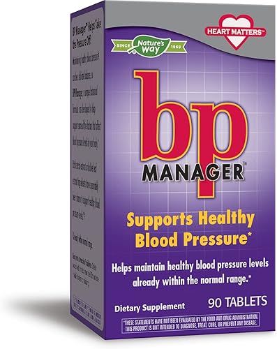 Nature's Way BP Manager apoya la presión arterial saludable, 90 unidades