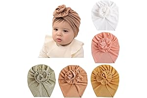 Huixiang Toddler Turban Bow Headwrap for Girls