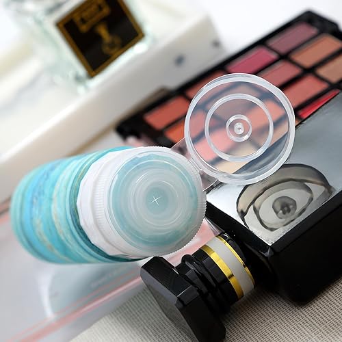 Miniatura 5 de Gemice Juego de botellas de viaje para artículos de tocador, paquete de 16, botellas de viaje de silicona a prueba de fugas, esenciales de viaje