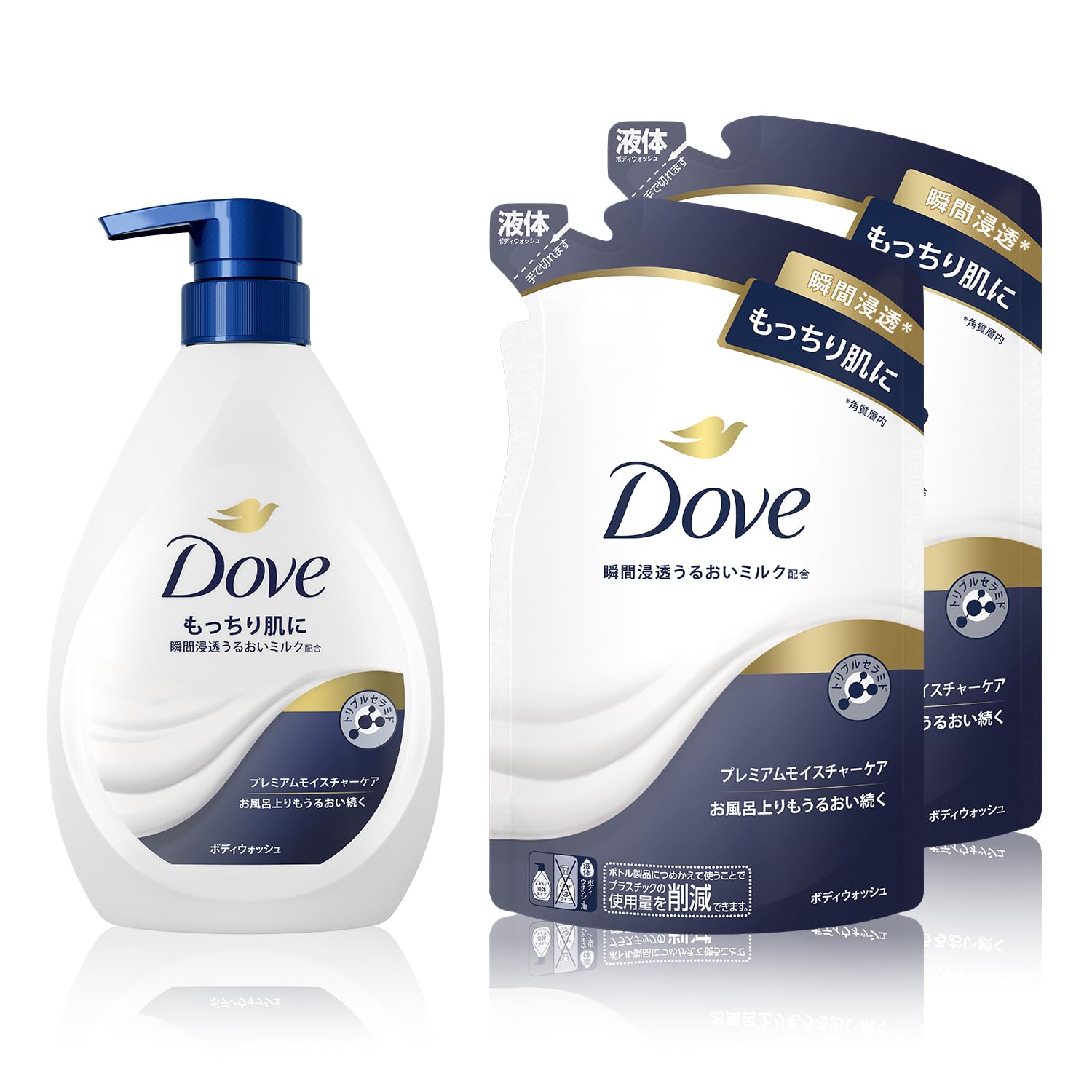 Dove(ダヴ) ボディソープ プレミアム モイスチャーケア (ボディウォッシュ…