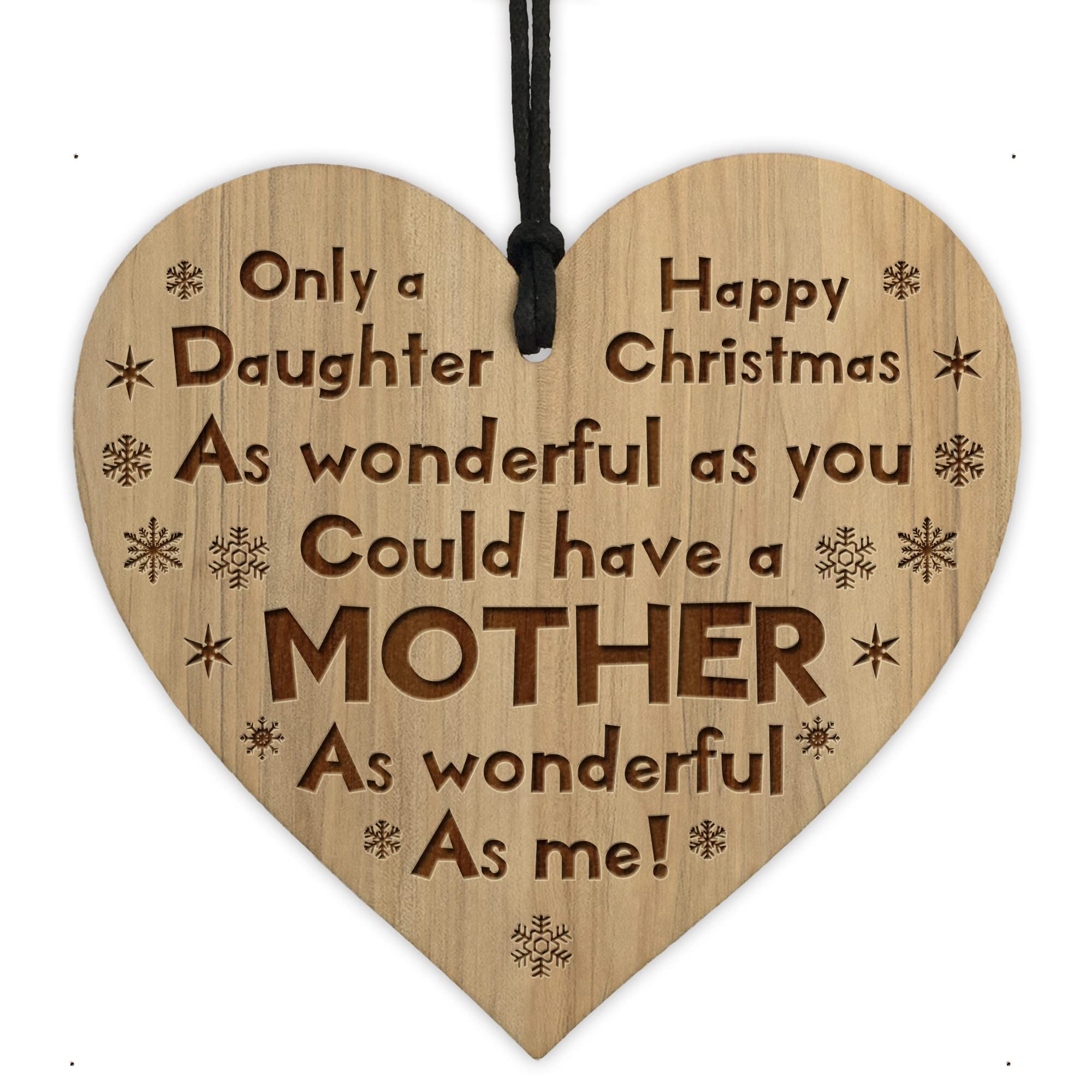 Red Ocean Funny For Daughter Engraved Heart Mum Gifts Gift For Her Keepsake