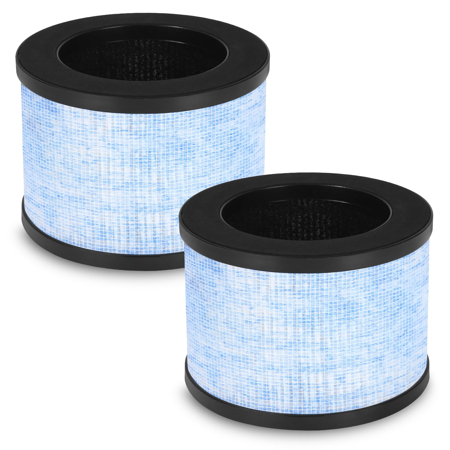 Set di 2 filtri di ricambio per purificatore d'aria CONOPU DH-JH01 e DH-JH06, filtro di ricambio HEPA MK01 compatibile con AROEVE MK06, ToLife TZ-K1, Kloudi DH-JH01, filtro H13