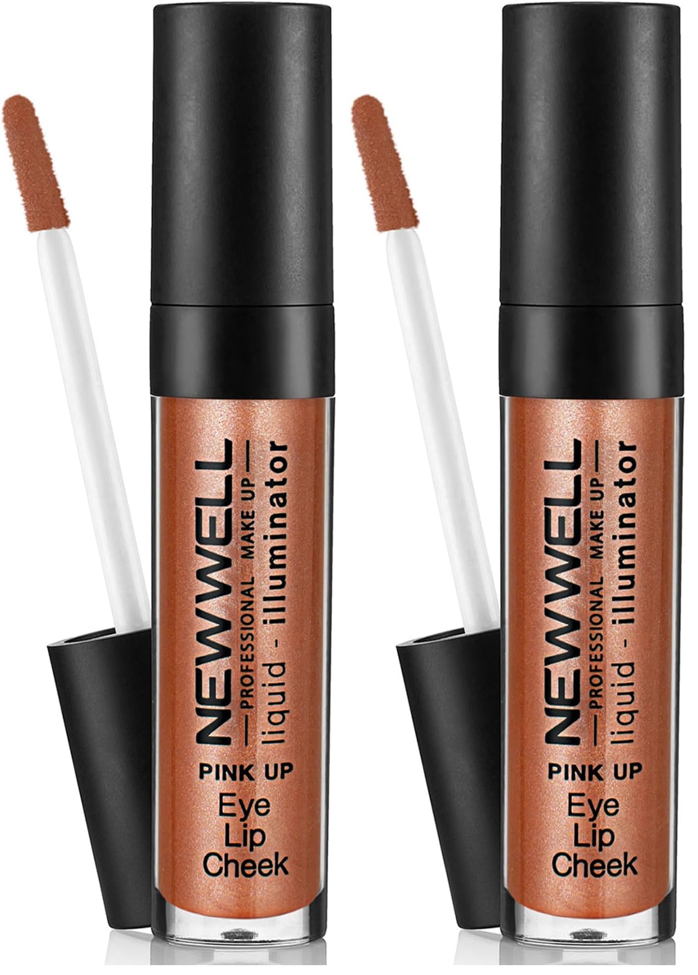 New Well Lıquıd Illumınator Aydınlatıcı Allık 3 in 1 - Pink (2 paketi)
