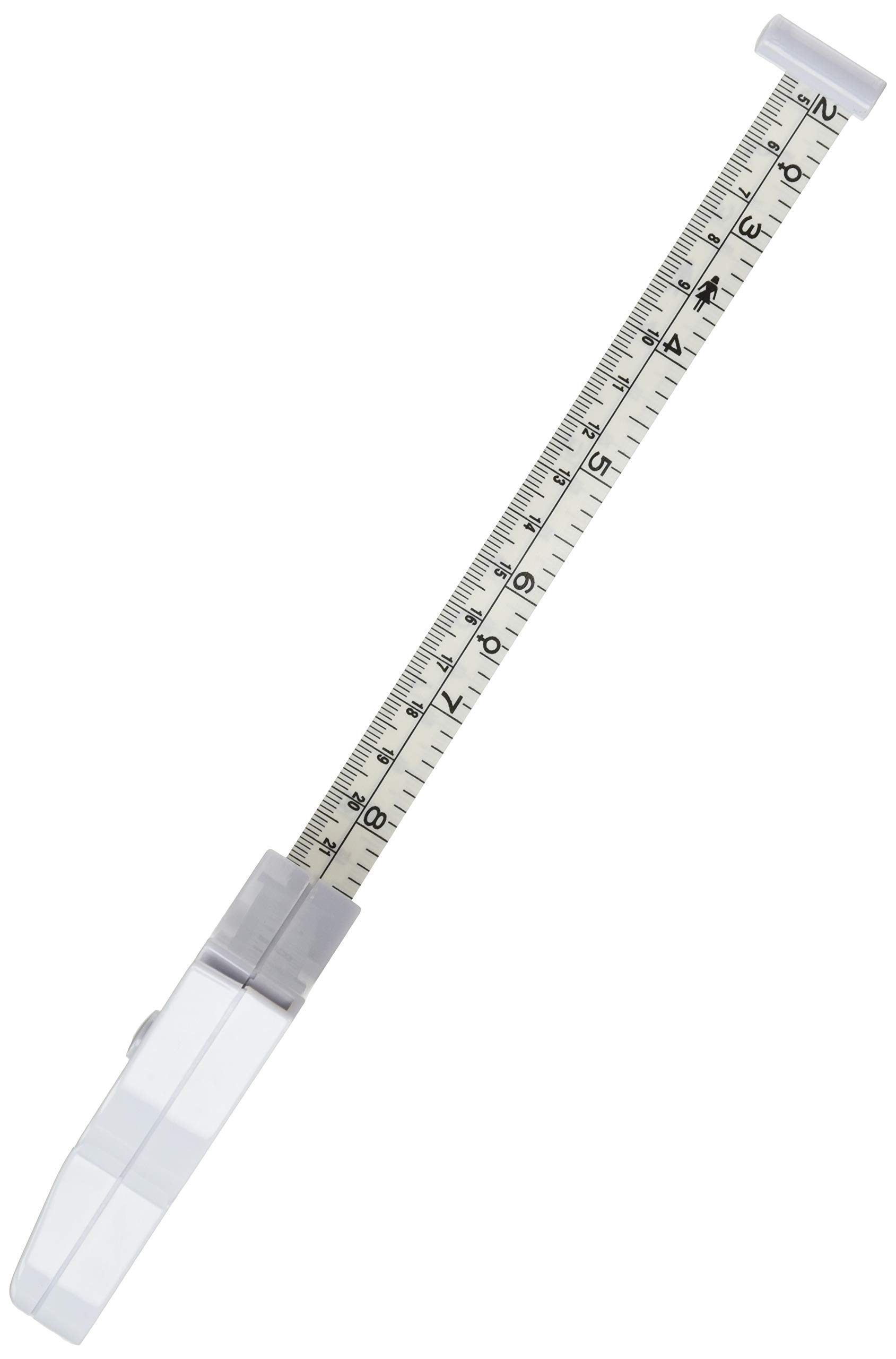 Plicometro GIMA Fat-1, analisi grasso corporeo, certificato CE & 27343 Metro misuratore corporeo a nastro, Lunghezza massima: 152 cm