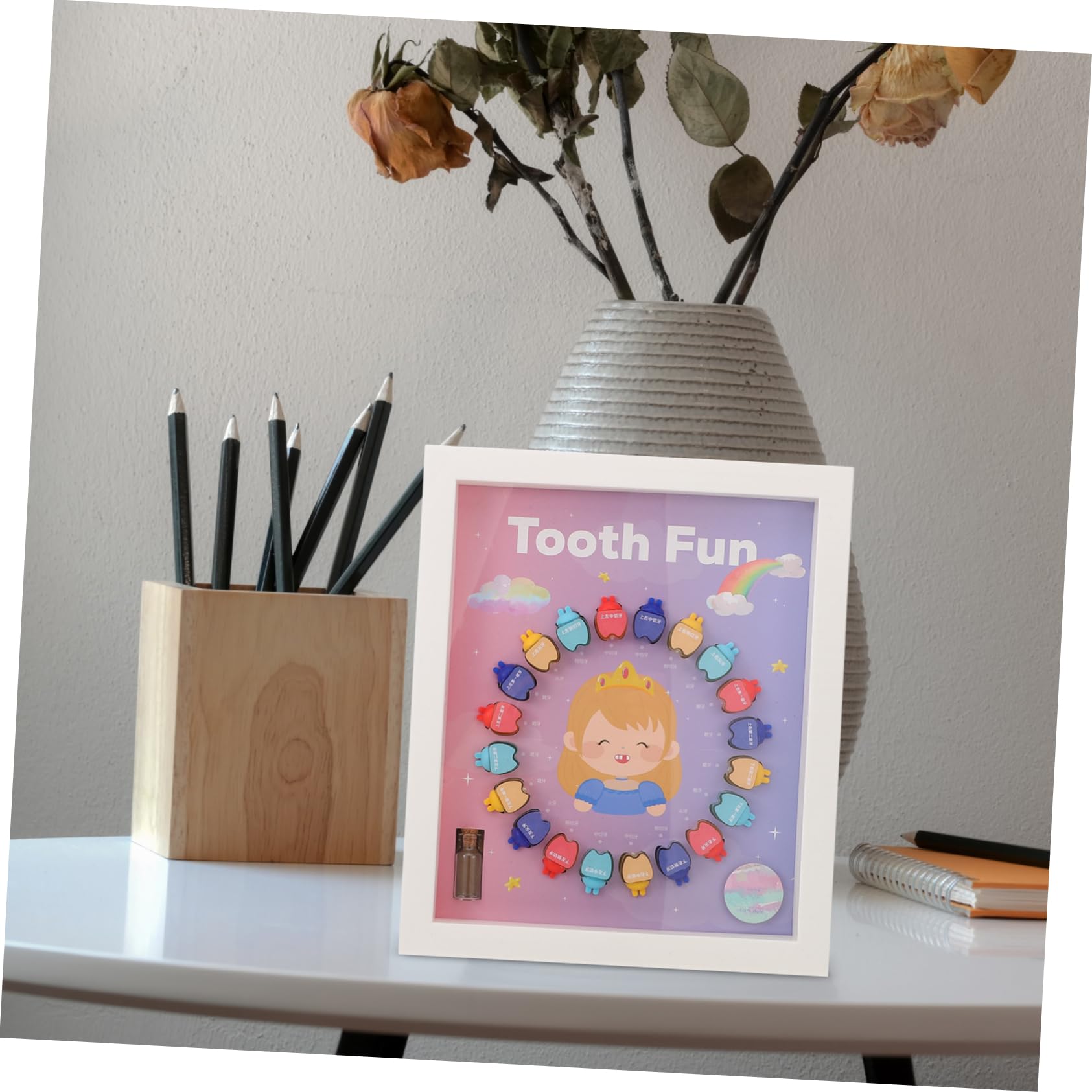Boîte à Dents de Bébé en Plastique, 1 Set, Compartiments