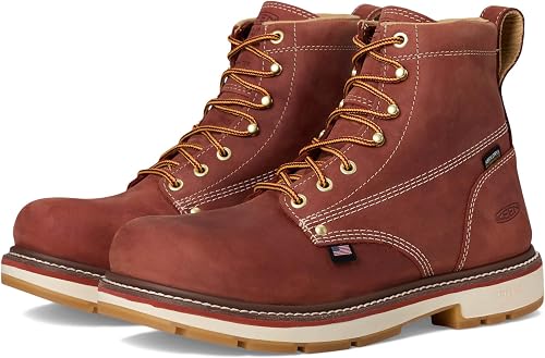 KEEN Utility Men's Liberty 6” Composite Toe Durable 90 Degree Heel Waterproof Wo