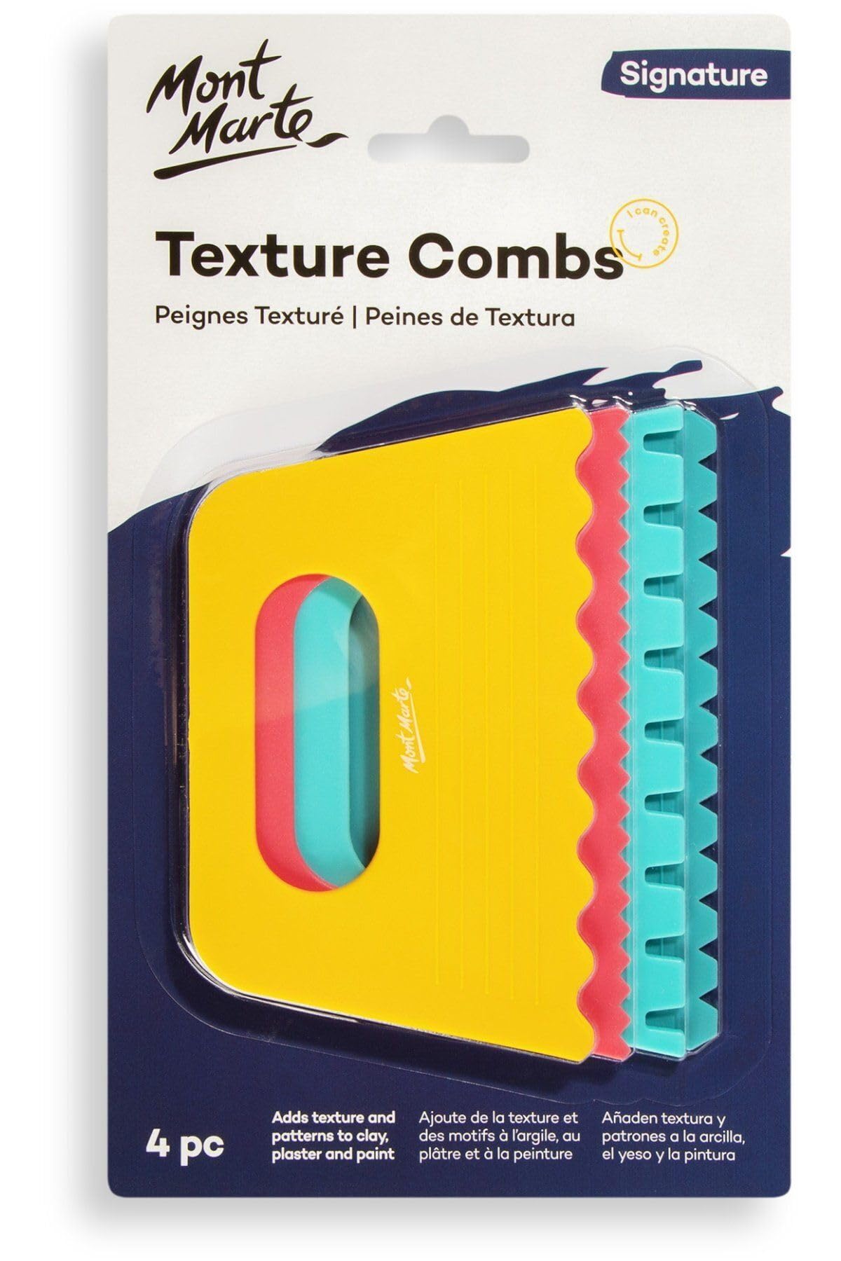 Mont Marte Texture Combs Set of 4-image-23