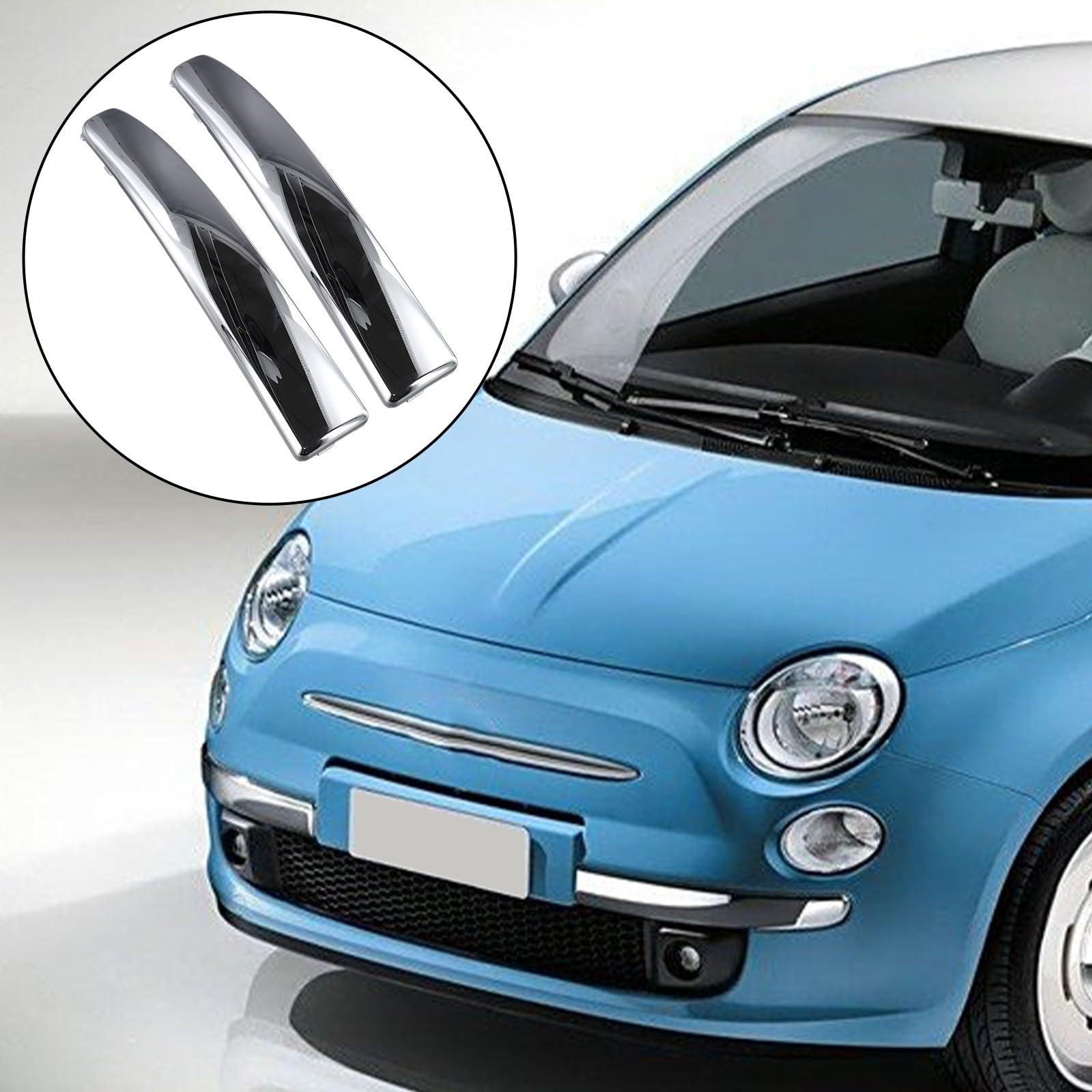 Modanatura paraurti anteriore inferiore per Fiat 500 2007-2015