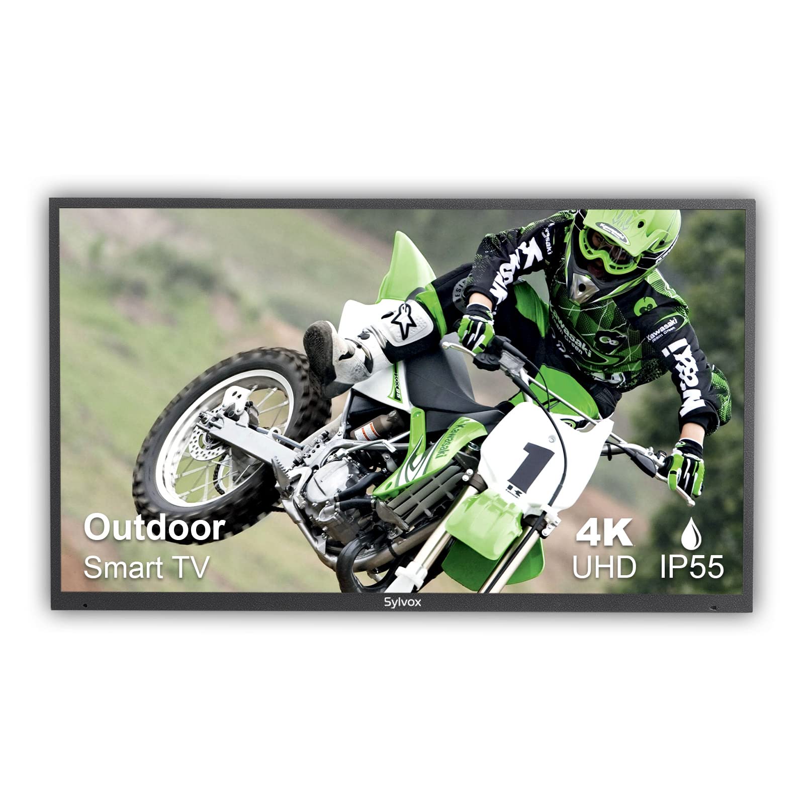 TVM❣️ Amazon.com: SYLVOX 55 inch Outdoor Smart TV, Waterproof 4K UHD