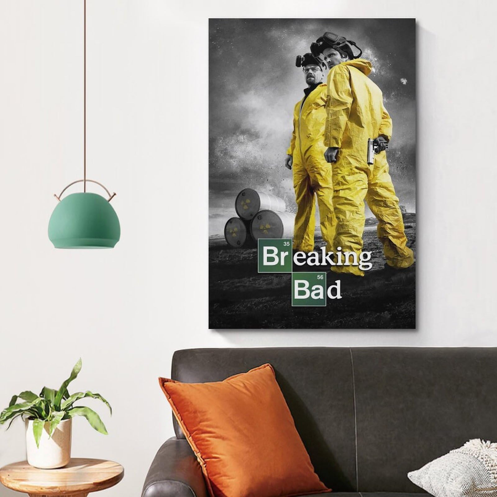 Poster Su Tela Breaking Bad Stile Vintage, Decorazione Da Parete Per Soggiorno E Camera, 30x45 Cm, Senza Cornice