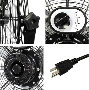 Maxx Air Industrial 30 Pedestal Fan, Powerful Heavy Duty Commercial Fan for Warehouses, Factories, and Large Spaces, Adjustable Height, Durable Construction, High Velocity Air Circulation