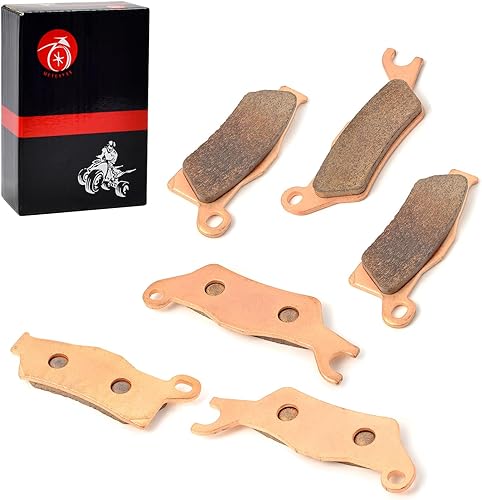 Kit de pastillas de freno sinterizadas delanteras y traseras compatibles con Can Am Outlander 450 500 570 650 800 850 1000 todos los modelos