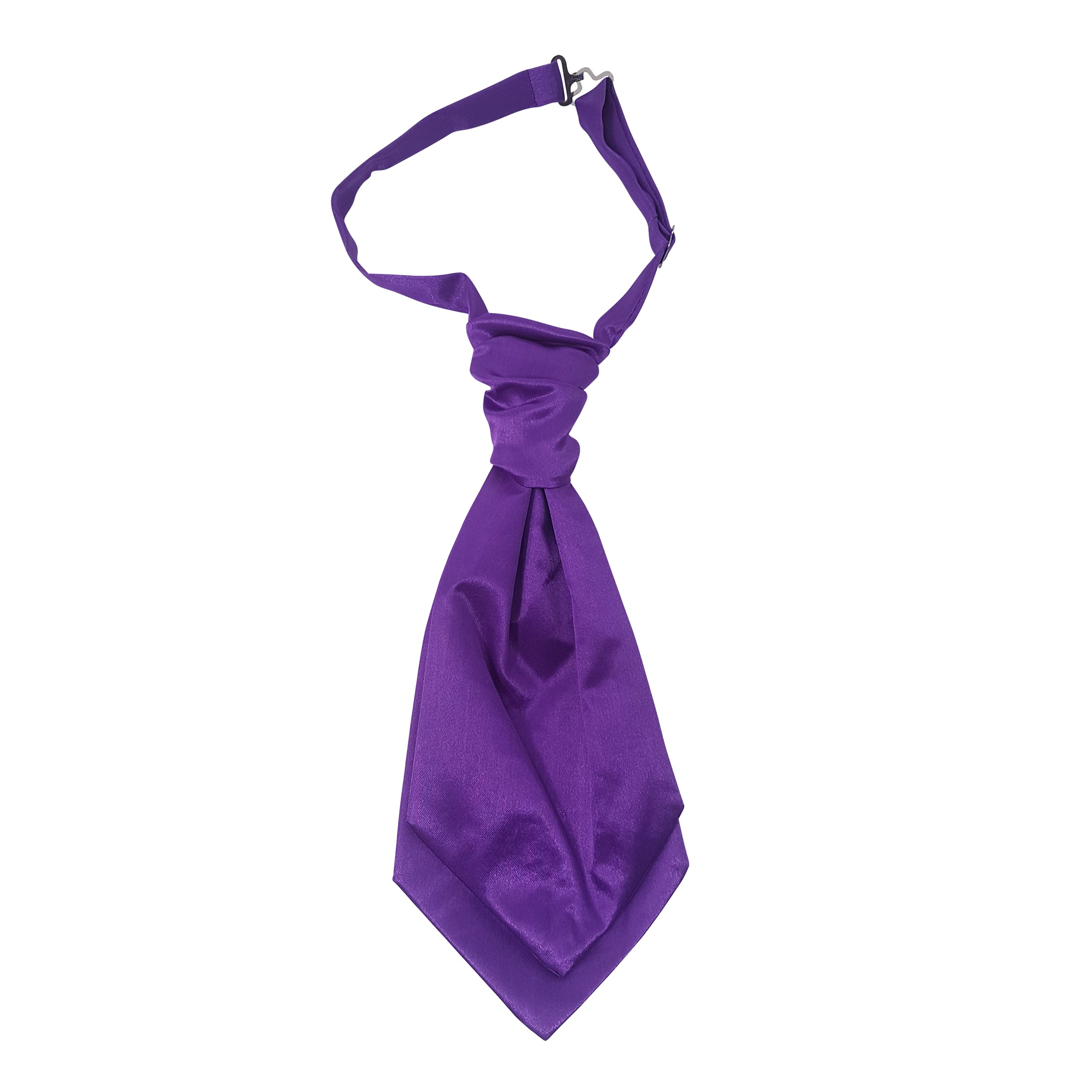 Ws Uk Men's Purple Solid Colour Cravat [Purple]