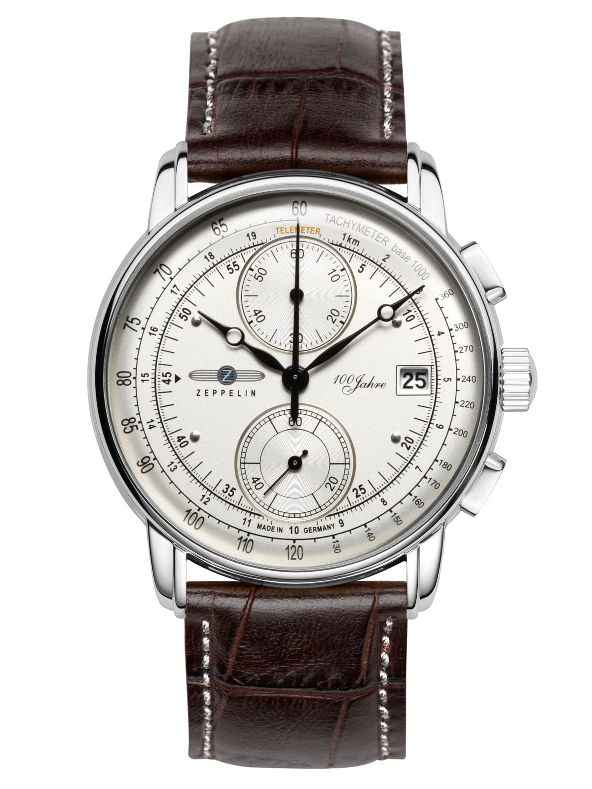Zeppelin Herrenuhr Serie 100 Jahre ED. 1 Chronograph Datum 8670-1