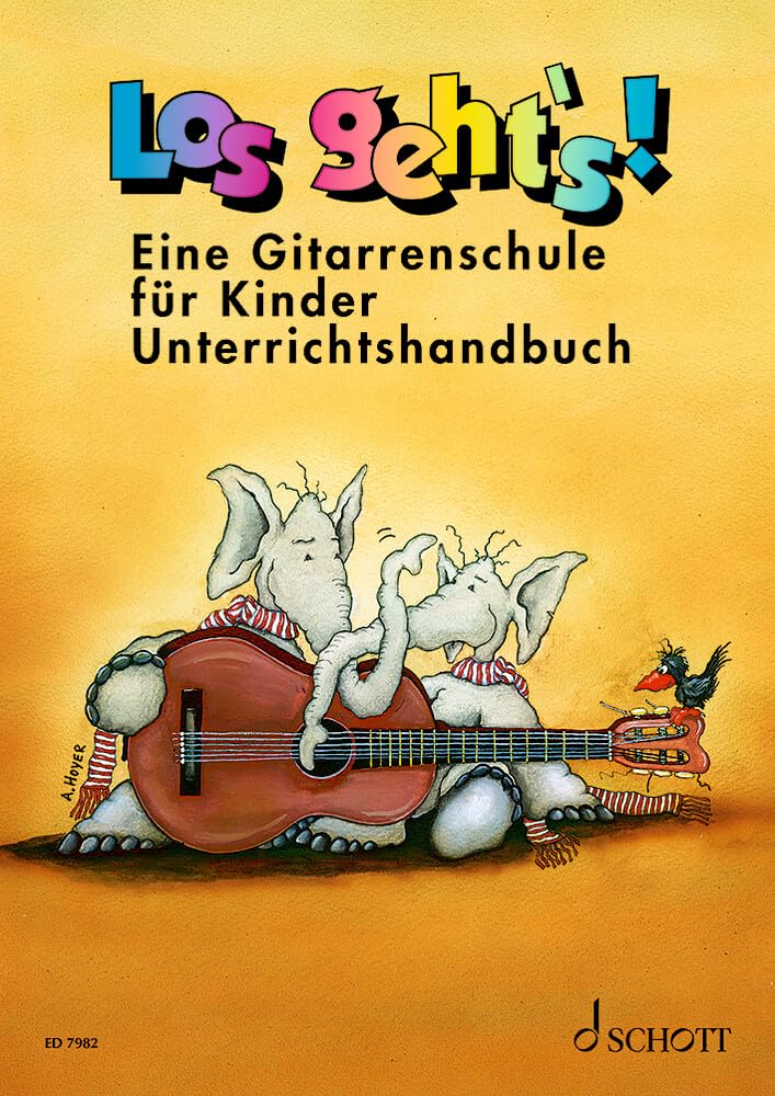 Los geht's!: Eine Gitarrenschule für Kinder für den Einzel- und Gruppenunterricht. Gitarre. Lehrerband.