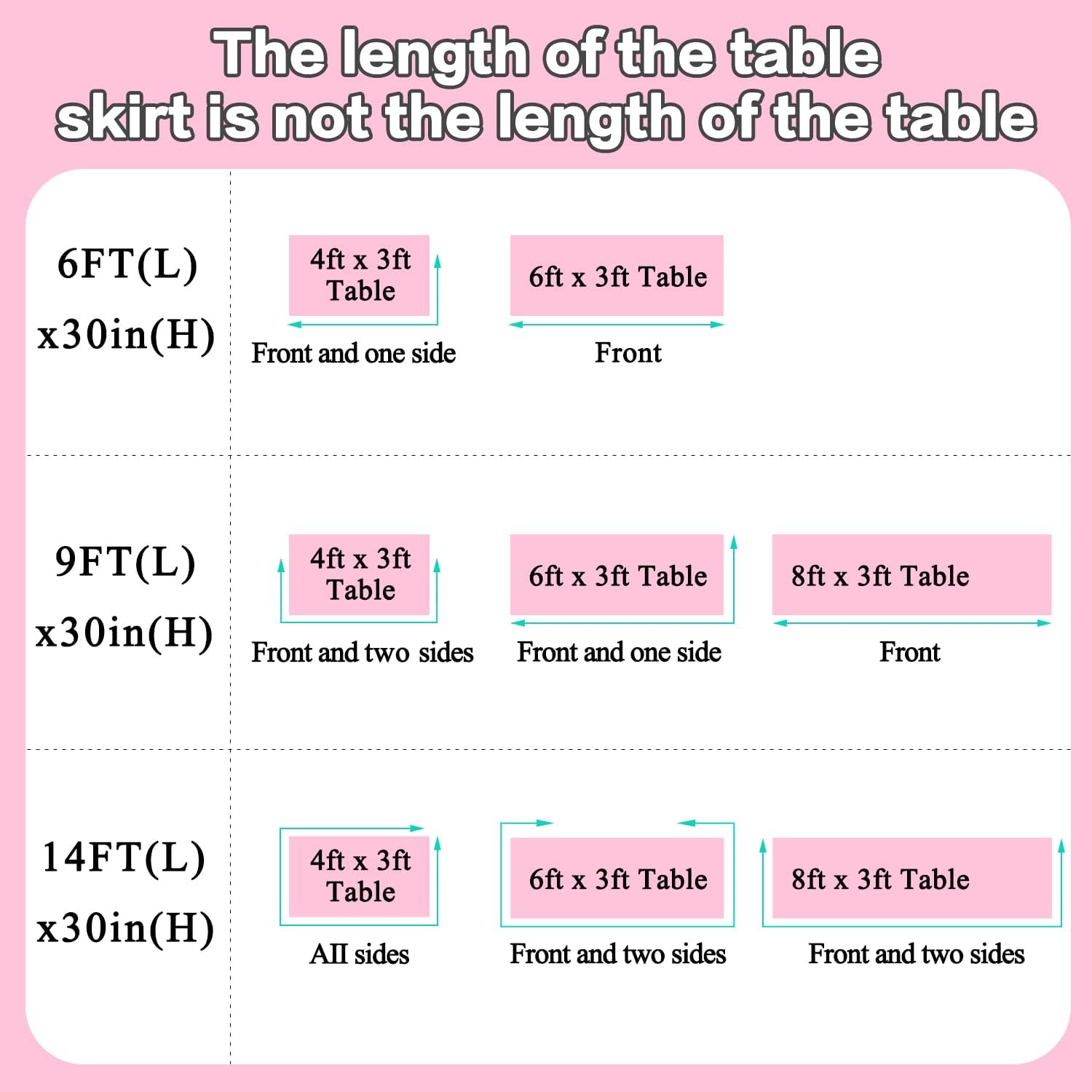 Flash Deals - 40% OFF Suppromo 9ft White Table Skirt Tulle Tutu Table Skirt for Rectangle or Round Table Tableware with Gold Trim Table Cloth for Wedding Baby Shower Birthday Party Decoration(L9(ft) H 30in)